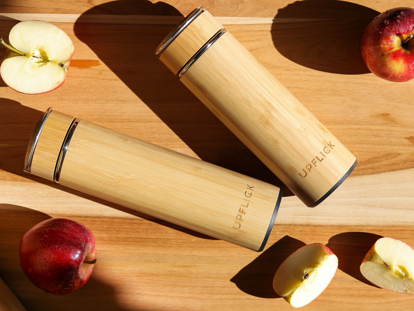 Bamboo Thermos Bottle - Living Lifestyle