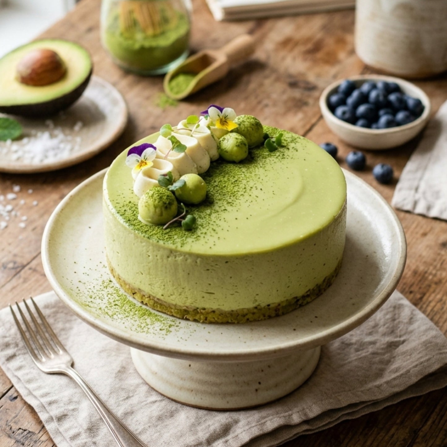 Avocado Matcha Mousse