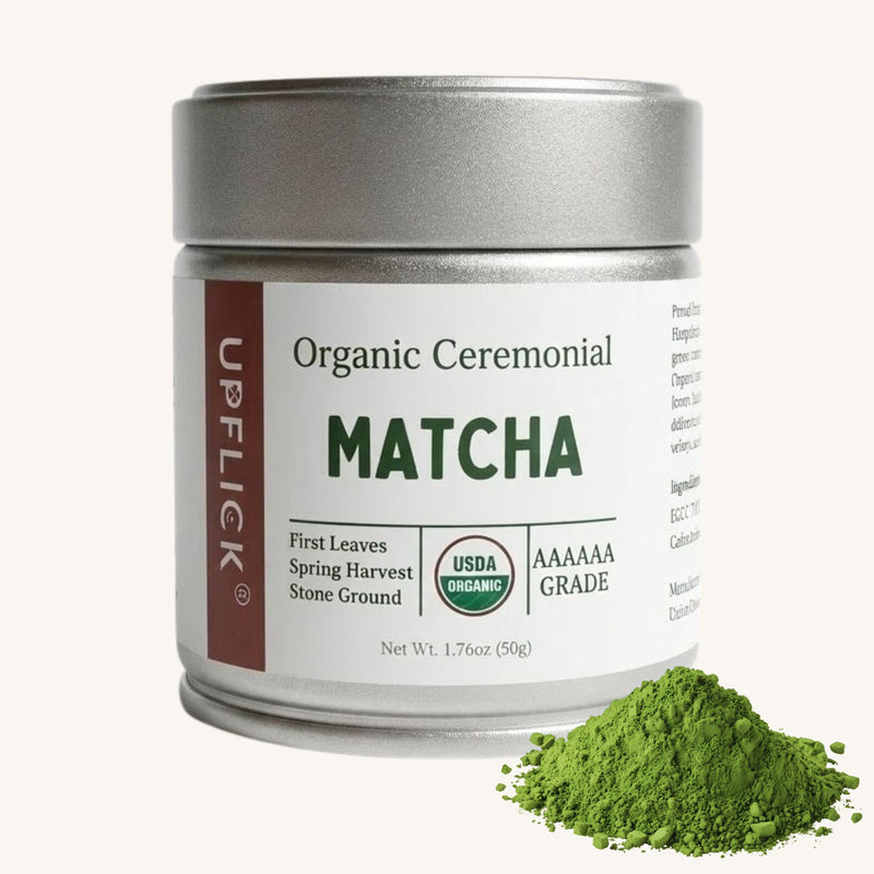 UPFLICK Organic Ceremonial Matcha 1.76 oz (50g)