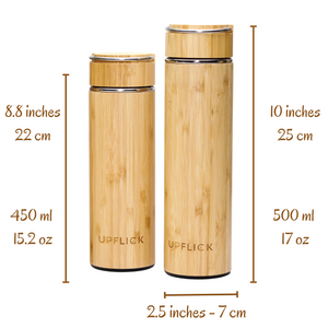 
                  
                    UPFLICK Bamboo Water Bottle Tea Tumbler BB001
                  
                