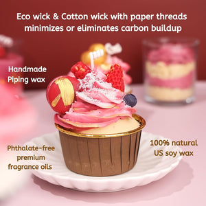 
                  
                    Macarons Berries Sweetie Cupcake Candle #C003
                  
                