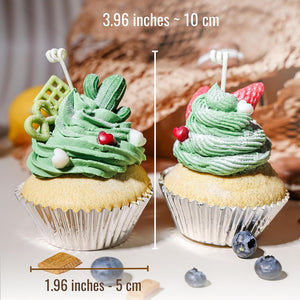 
                  
                    Set of 2 Cupcake Candle Cute Christmas Gift #C010
                  
                