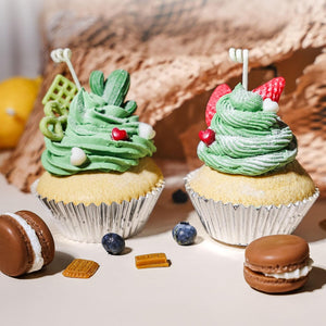 
                  
                    Set of 2 Cupcake Candle Cute Christmas Gift #C010
                  
                