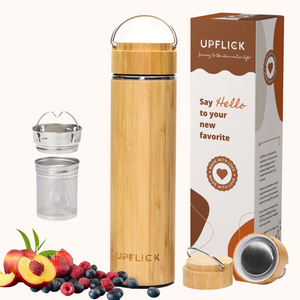 
                  
                    UPFLICK Bamboo Water Bottle Tea Tumbler BB001
                  
                