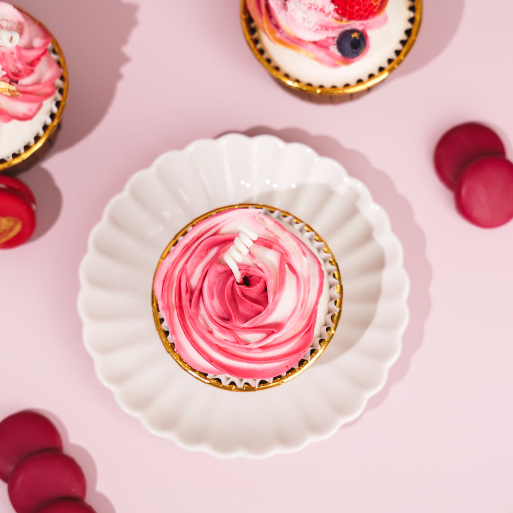 
                  
                    Rose Cupcake Candle #C004
                  
                