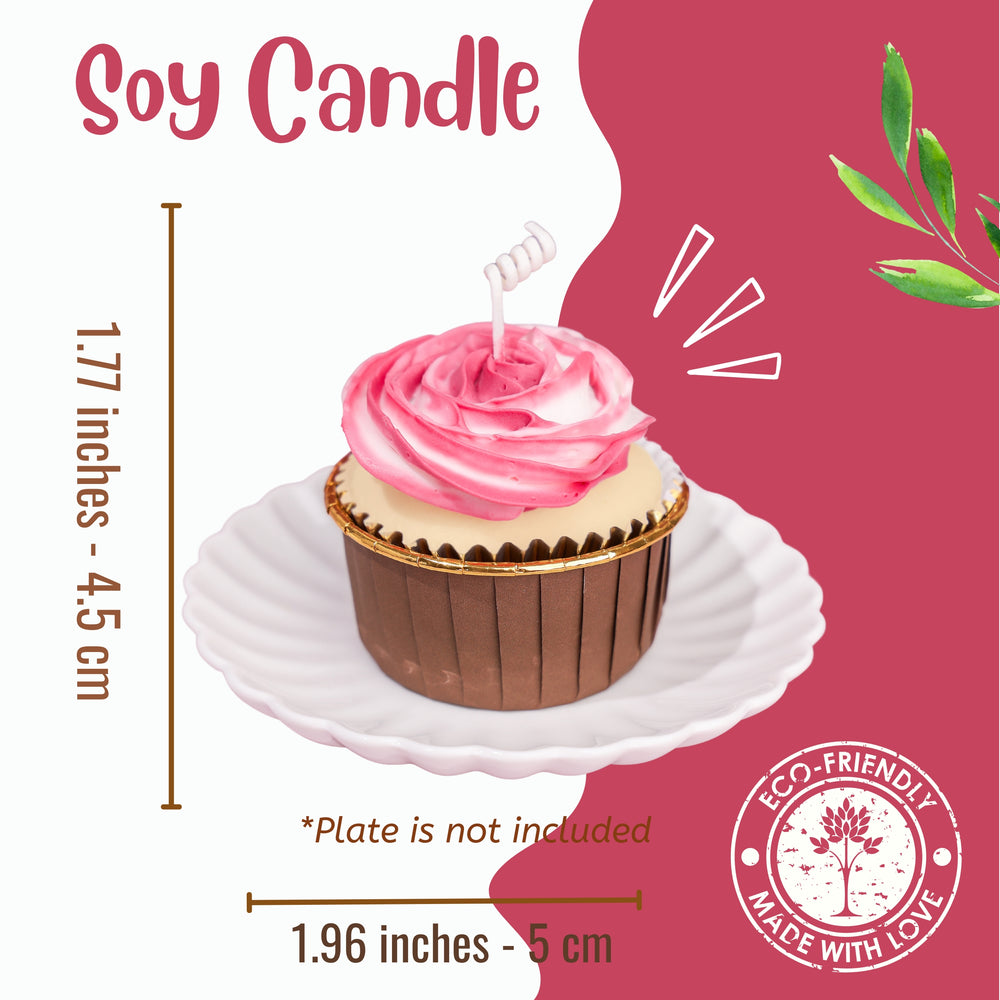 
                  
                    Rose Cupcake Candle #C004
                  
                