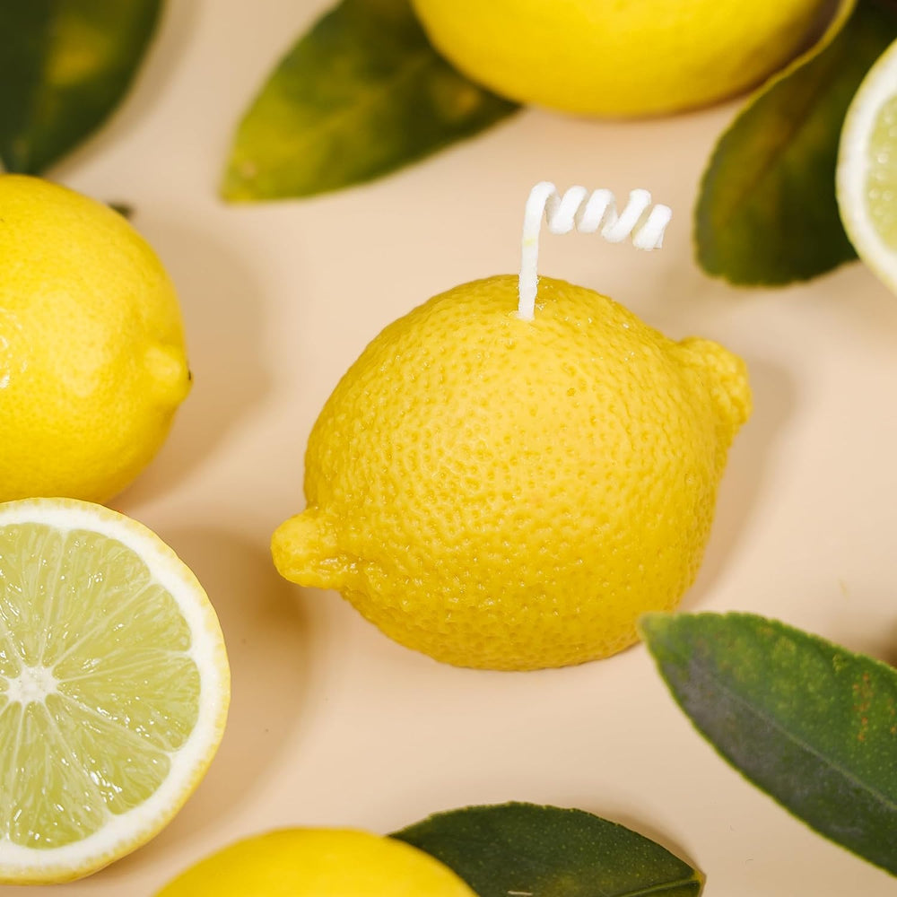 
                  
                    Set of 4 Lemon Shaped Candles #F002
                  
                
