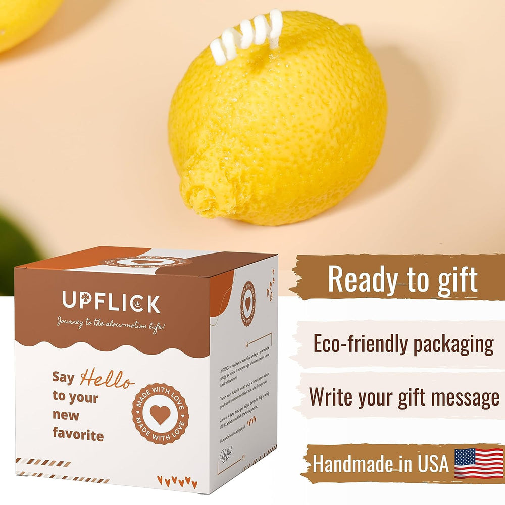 
                  
                    Set of 4 Lemon Shaped Candles #F002
                  
                