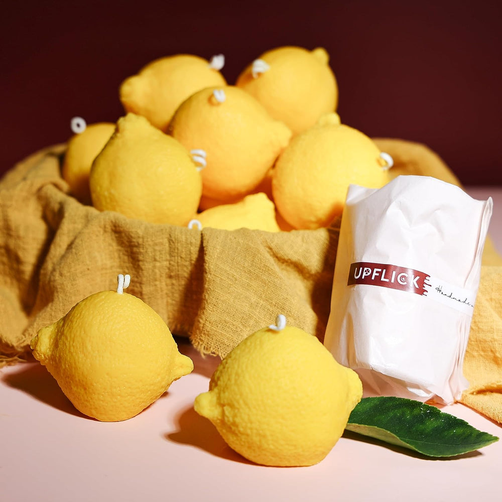 
                  
                    Set of 4 Lemon Shaped Candles #F002
                  
                