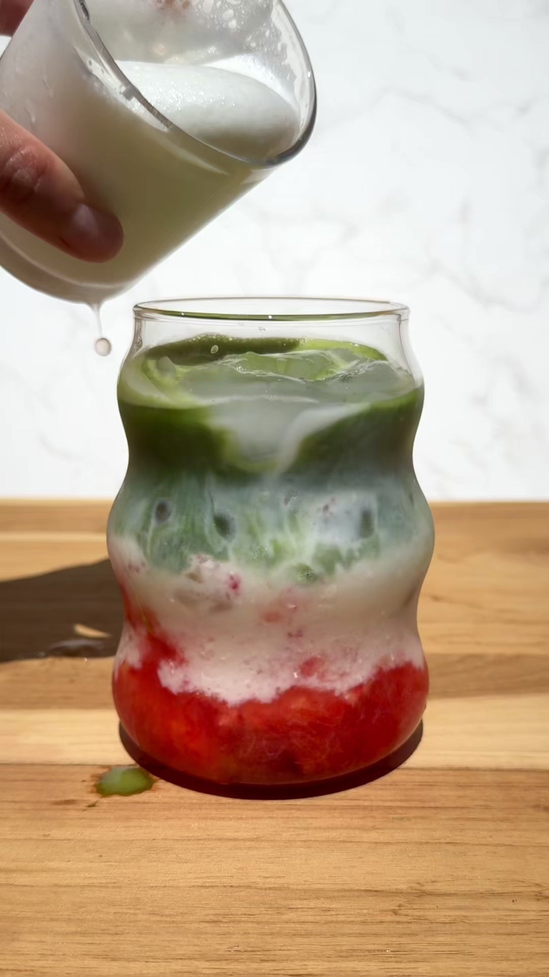 Matcha Plum Jasmine Drink
