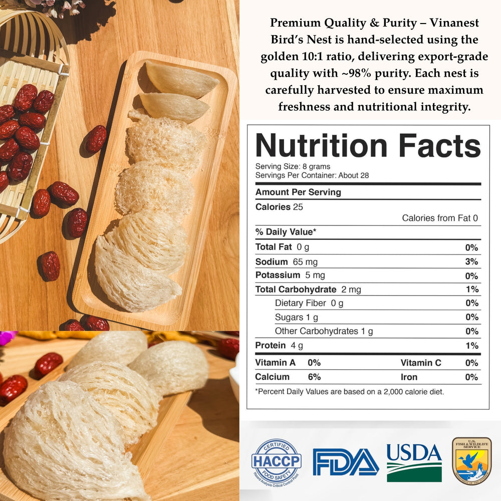 
                  
                    Vietnam Birds Nest 100% Long-Strand Bird's Nest
                  
                