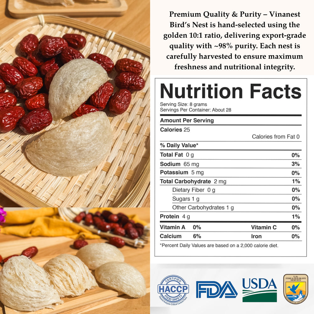
                  
                    Vietnam Birds Nest Premium FDA USDA
                  
                