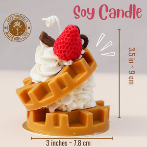 
                  
                    Waffles 2 layers candle #D001
                  
                